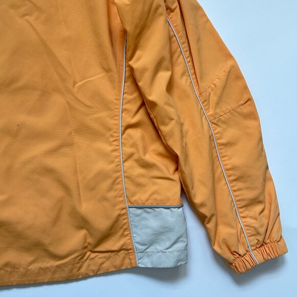 Vintage Woolrich Women size M Orange Yellow Fleece collar windbreaker Jacket - Picture 10 of 12